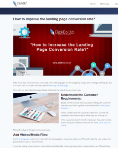 How To Improve Landing Page Conversion Rate