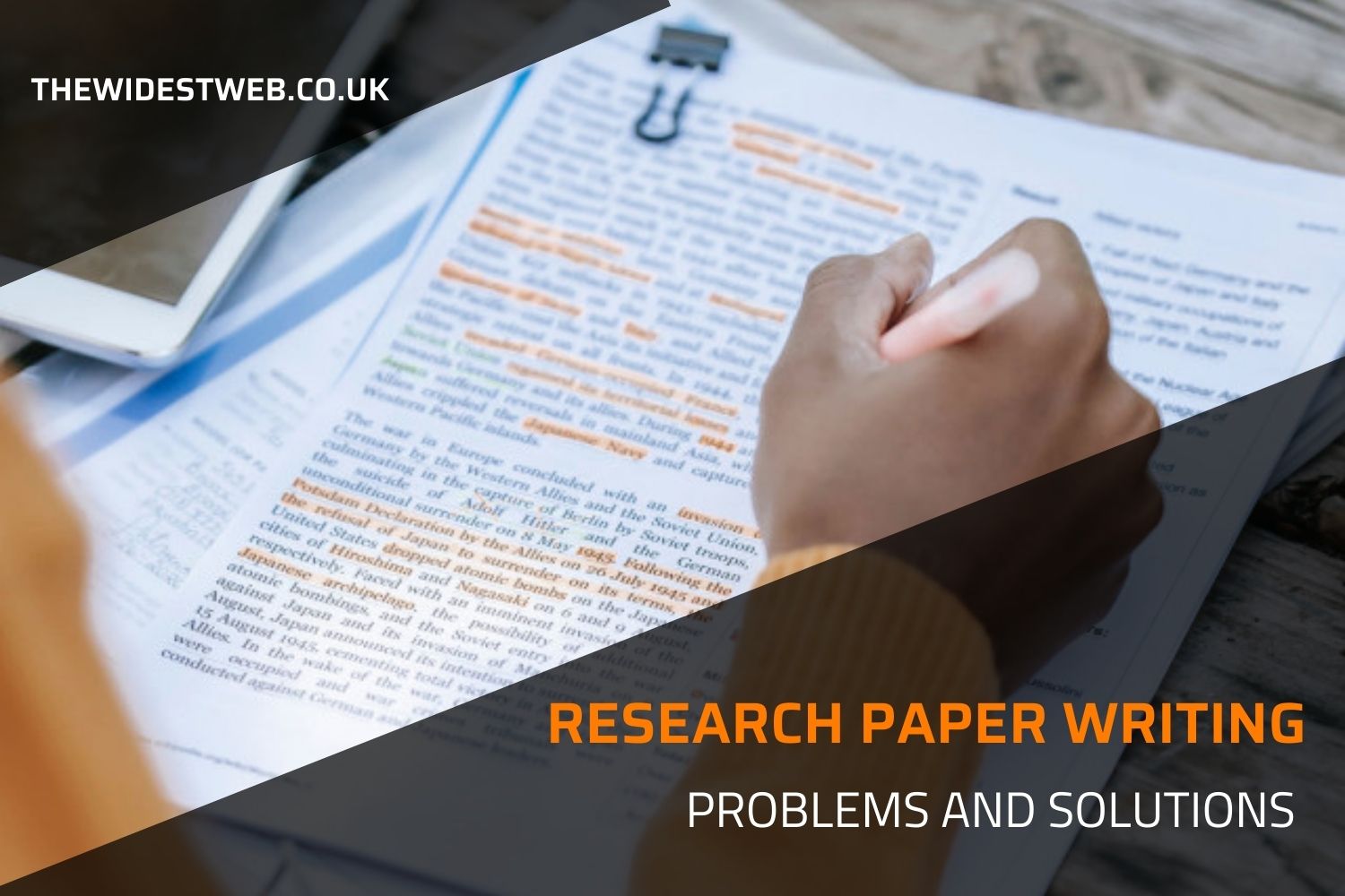 Research Paper Writing: 7 Common Problems and Their Solutions